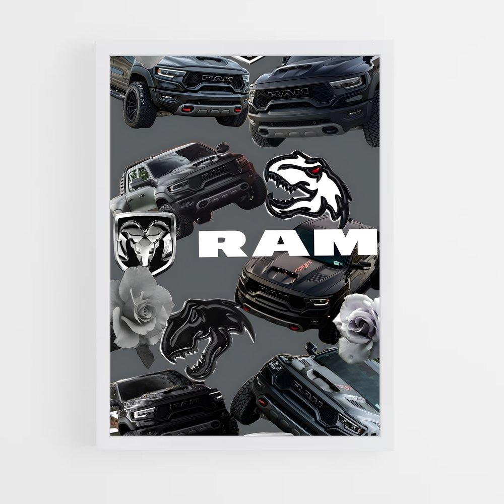 Poster Ram Parade – affiche Dodge (vue 3)